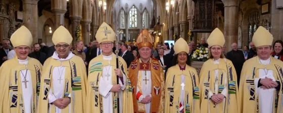 Festgottesdienst in der Kathedrale Bradford zum 10. Geburtstag der Diözese of Leeds.