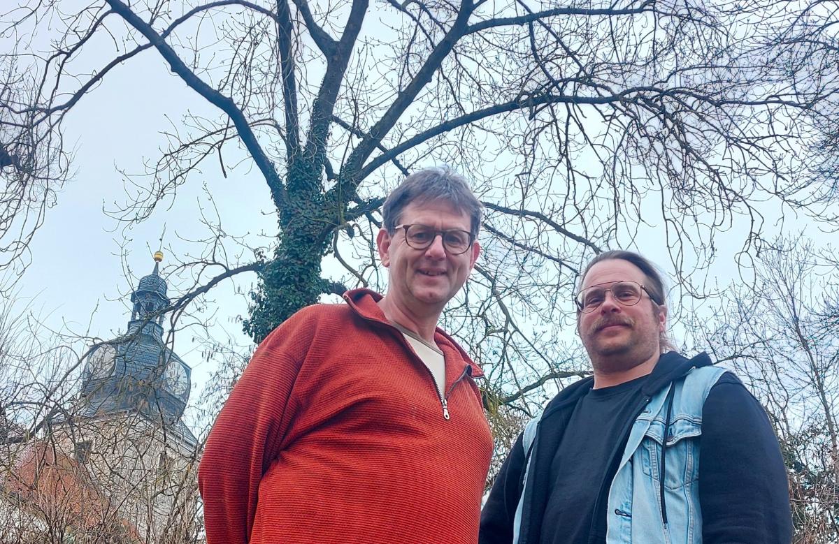 Pfarrer Mathias Kaiser (links) und Jan-Phillip Niediek. Pfarrer Mathias Kaiser (links) und Jan-Phillip Niediek.