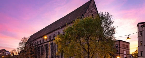 Die Predigerkirche am Abend.