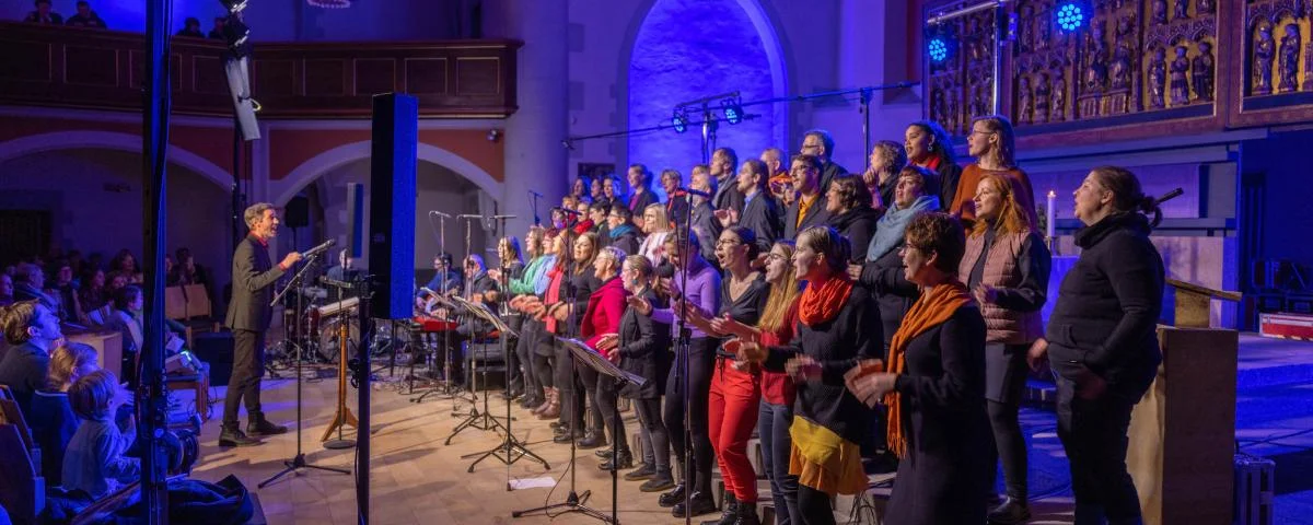 Gospelkonzert mit Popkantor Christian König in der Thomaskirche.