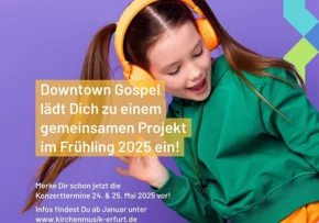 Das Projekt "DownTownGospel Kids" wartet auf Anmeldungen. | Foto: Plakat/Grafik: unter Verwendung eines iStock-Motivs